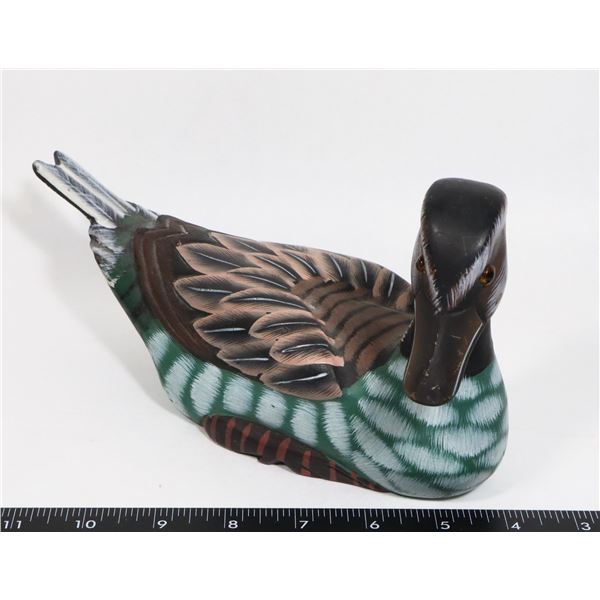 #627 HAND PAINTED WOODEN DUCK