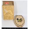 Image 1 : #693 BOXED WOODPECKER WOODWARE HAMBURGER