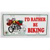 Image 1 : #700 NOVELTY LICENSE PLATE BIKER MOOSE TRANS
