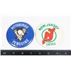 Image 1 : #743 VINTAGE BUTTON NHL NEW JERSEY DEVILS +