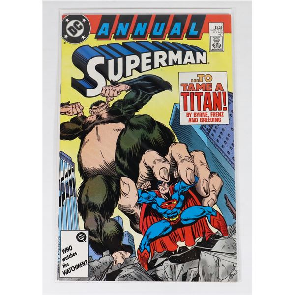 #793 DC DETECTIVE COMICS SUPERMAN ANNUAL #1 1987