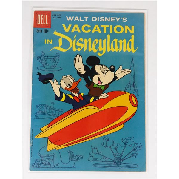 #813 DELL COMIC WALT DISNEY'S VACATION IN DISNEY