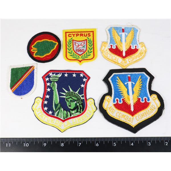 LOT OF SEVERAL ASSORTED U.S.A. MILITARY PATCHES