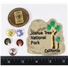 Image 1 : BUNDLE OF 6 VINTAGE PINS AND JOSHUA TREE NATIONAL