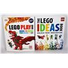 Image 1 : LOT OF 2 LEGO BOOKS INCLUDES THE LEGO IDEAS BOOK &