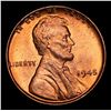Image 2 : 1945-p Lincoln Cent 1c Grades Gem+ Unc RD