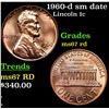 Image 1 : 1960-d sm date Lincoln Cent 1c Grades GEM++ Unc RD