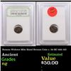Image 1 : Roman Widows Mite Sized Bronze Coin c. 50 BC-400 AD Graded By INB