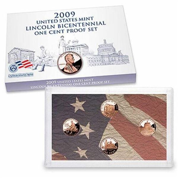2009-S US Mint Lincoln Bicentennial Proof 4-Coin Set