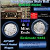 Image 1 : Buffalo Nickel Shotgun Roll in Old Bank Style $2 Nickels' Wrapper 1926 & S Mint Ends
