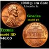 Image 1 : 1960-p sm date Lincoln Cent 1c Grades GEM+ Unc RD