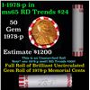 Image 1 : Shotgun Lincoln 1c roll, 1978-p 50 pcs Bank Wrapper