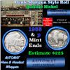 Image 1 : Buffalo Nickel Shotgun Roll in Old Bank Style 'Automat Horn & Hardart, Abbott Coin Counter' Wrapper 
