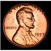 Image 2 : 1957-p Lincoln Cent 1c Grades Gem+ Unc RD