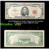 Image 1 : 1963 $5 Red seal United States Note Grades vf++