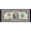 Image 2 : 2003A $2 Green Seal Federal Reserve Note Grades Select AU