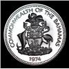 Image 2 : Proof 1974 Bahamas 25 Cents 25c Grades GEM++ Proof Deep Cameo
