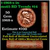 Image 1 : Shotgun Lincoln 1c roll, 1968-s 50 pcs Roll-x Wrapper.
