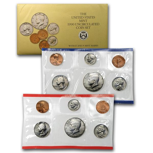 1990 United States Mint Set in Original Government Packaging