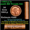 Image 1 : Shotgun Lincoln 1c roll, 1982-p 50 pcs Brandt Wrapper.