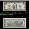 Image 1 : 2003A $2 Green Seal Federal Reserve Note Grades Choice CU