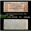Image 1 : 1864 $10 Confederate Note, T68 Grades vf, very fine