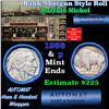Image 1 : Buffalo Nickel Shotgun Roll in Old Bank Style 'Automat Horn & Hardart, Abbott Coin Counter' Wrapper 