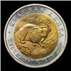 Image 2 : 1994 Russia 50 Kopek commemorative Bi-metalic Grades GEM Unc