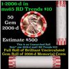 Image 1 : Shotgun Lincoln 1c roll, 2006-d 50 pcs Bank Wrapper.