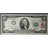 Image 2 : 1976 $2 Federal Reserve Note 1st Day of Issue, with Stamp Grades Gem CU