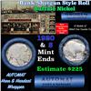Image 1 : Buffalo Nickel Shotgun Roll in Old Bank Style $2 Nickels' Wrapper 1920 & S Mint Ends