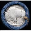 Image 3 : Buffalo Nickel Shotgun Roll in Old Bank Style $2 Nickels' Wrapper 1920 & S Mint Ends