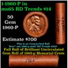 Image 1 : Shotgun Lincoln 1c roll, 1960-p 50 pcs Coinwrapping Wrapper.