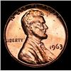 Image 2 : 1963-p Lincoln Cent 1c Grades GEM+ Unc RD
