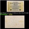 Image 1 : 1923 Weimar Germany 10 Millionen Mark Note P# 106D Grades vf++