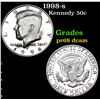 Image 1 : Proof 1998-s Kennedy Half Dollar 50c Grades GEM++ Proof Deep Cameo