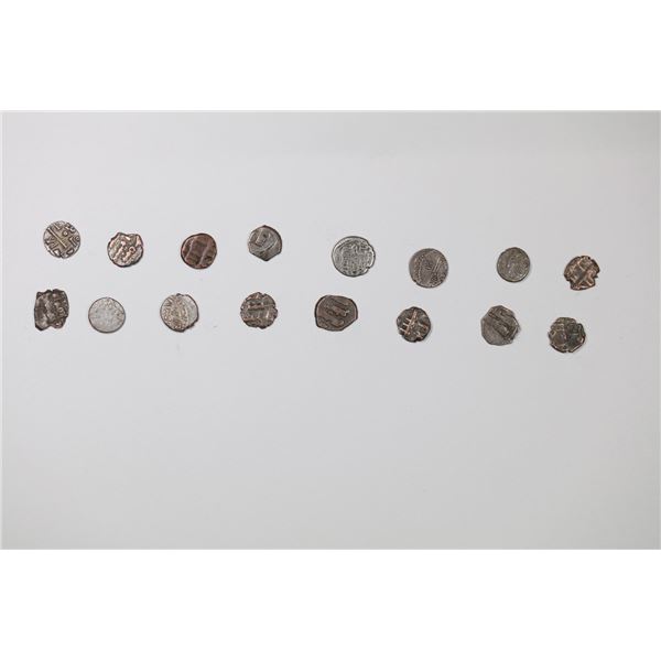 Lot of 16x Various 854-1011AD Habbari Emirate And Abassid Caliphate Silver Coins Grades