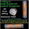 Image 1 : Shotgun Jefferson 5c roll, 1996-p 40 pcs Bank Wrapper