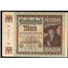 Image 2 : 1922 Weimar Germany 5,000 Mark Note P# 81B Grades vf++