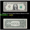 Image 1 : 2003A $1 Green Seal Federal Reserve Note Grades Gem CU