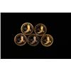 Image 2 : Proof Lot of 5x 2000-2004 Sacagawea Dollar Coins, Proof Grades GEM++ Proof Deep Cameo