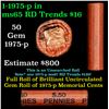 Image 1 : Shotgun Lincoln 1c roll, 1975-p 50 pcs Stripped Wrapper.