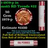 Image 1 : Shotgun Lincoln 1c roll, 1979-p 50 pcs Brandt 50c Wrapper.