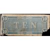 Image 3 : 1864 $10 Confederate Note, T68 Grades vf details
