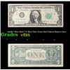 Image 1 : 1963B **Star Note** $1 'Barr Note' Green Seal Federal Reserve Note Grades vf+