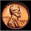 Image 2 : 1957-d Lincoln Cent 1c Grades GEM+ Unc RD