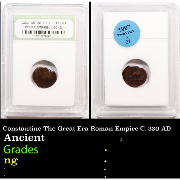 Constantine The Great Era Roman Empire C. 330 AD Ancient Graded By INB