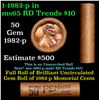 Image 1 : Shotgun Lincoln 1c roll, 1982-p 50 pcs Brandt Wrapper.