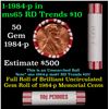 Image 1 : Shotgun Lincoln 1c roll, 1984-p 50 pcs Brandt 50c Wrapper.