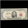 Image 2 : 1963 $5 Red seal United States Note Grades vf++